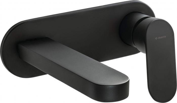 Baterie pentru chiuvetă, îngropat, Deante, ALPINIA,Negru [1]