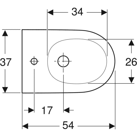 BIDEU ONE SUSPENDAT 54X37 CU FIXARE COMPLET ASCUNSA [2]