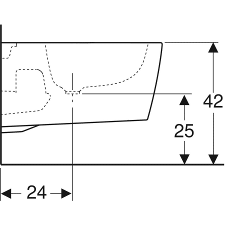 BIDEU ONE SUSPENDAT 54X37 CU FIXARE COMPLET ASCUNSA [4]