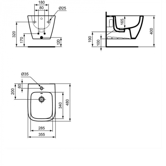 BIDEU I.LIFE S SUSPENDAT CU PROIECTIE SCURTA SI FIXARE COMPLET ASCUNSA [3]