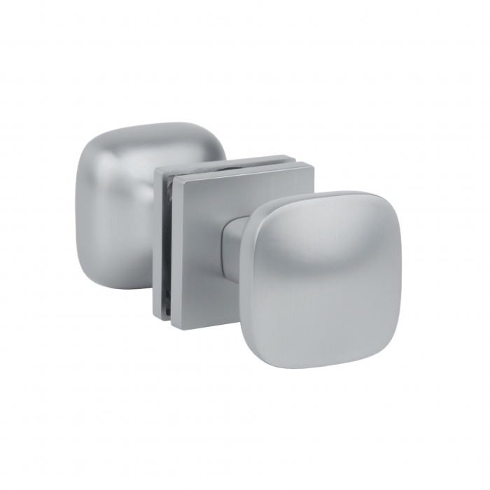 Buton cu doua fețe APRILE QUERCA Q SLIM 7MM SC - crom satinat mobil / mobil [1]