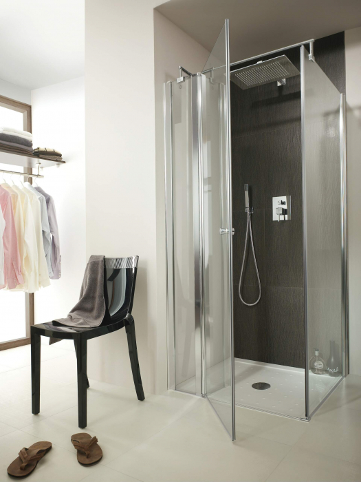 Cabină de duș, pătrat, 80x80 cm [5]