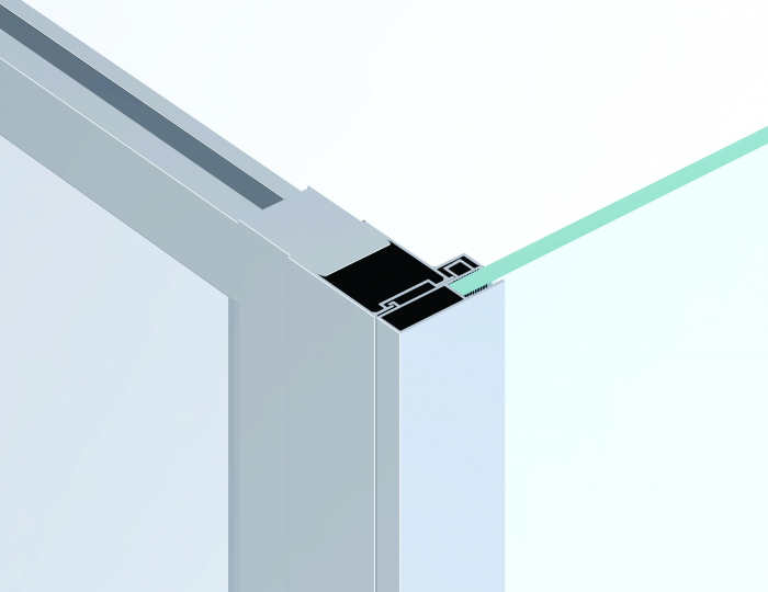 Cabina de dus patrata Sanswiss Ocelia 90x90 cm, profil crom, sticla transparenta [3]