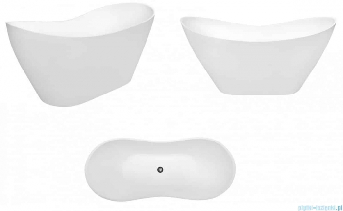 CADA FREESTANDING VIYA 160X70, WHITE [2]