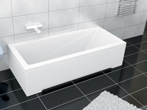 CADA RECTANGULARA ACRYL MODERN 160X70, PICIOARE INCLUSE [1]