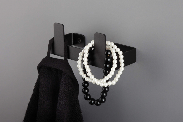 Cârlig, dublu, Deante, Mokko,Negru [2]