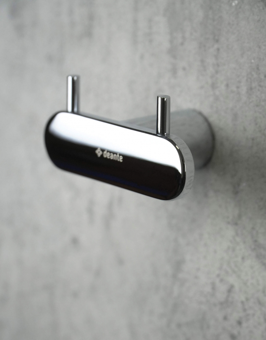 Cârlig, dublu, Deante, Round,Cromat [3]