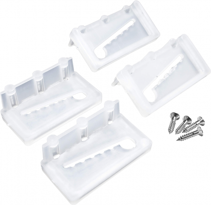 Cârlige de sprijin, pentru chiuvetele cu montare deasupra, Deante, ,Alb [2]