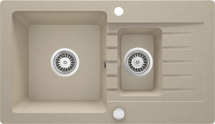 Chiuvetă din granit, 1,5-cuve cu picurător [1]