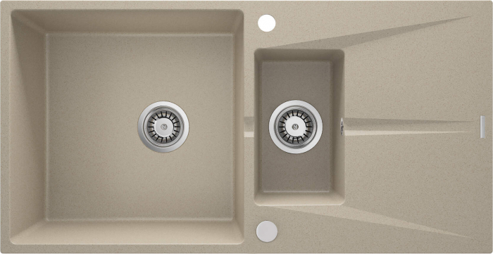 Chiuvetă din granit, 1,5-cuve cu picurător [1]