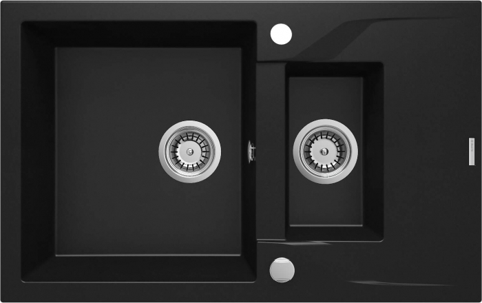 Chiuvetă din granit, 1,5-cuve cu picurător [1]