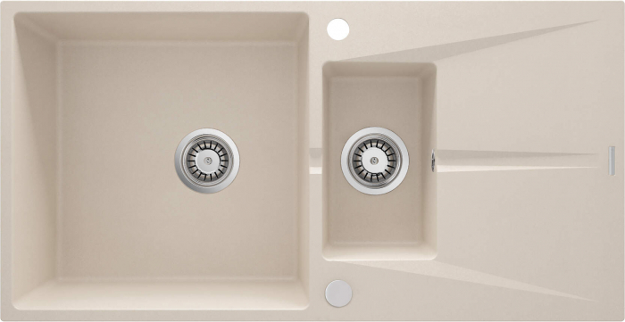 Chiuvetă din granit, 1,5-cuve cu picurător [1]