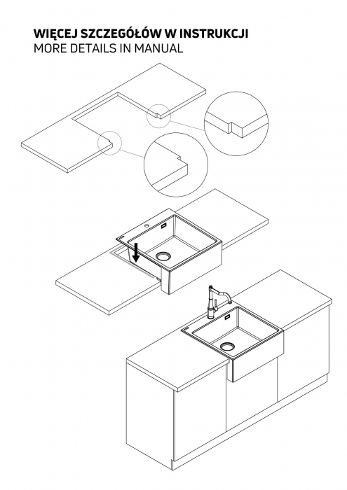 Chiuvetă din granit, 1-cuvă [4]