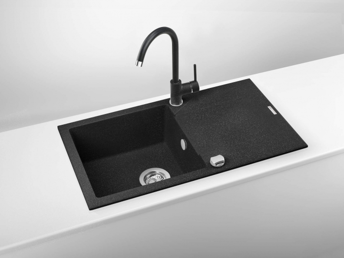 Chiuvetă din granit, 1-cuvă cu picurător [2]