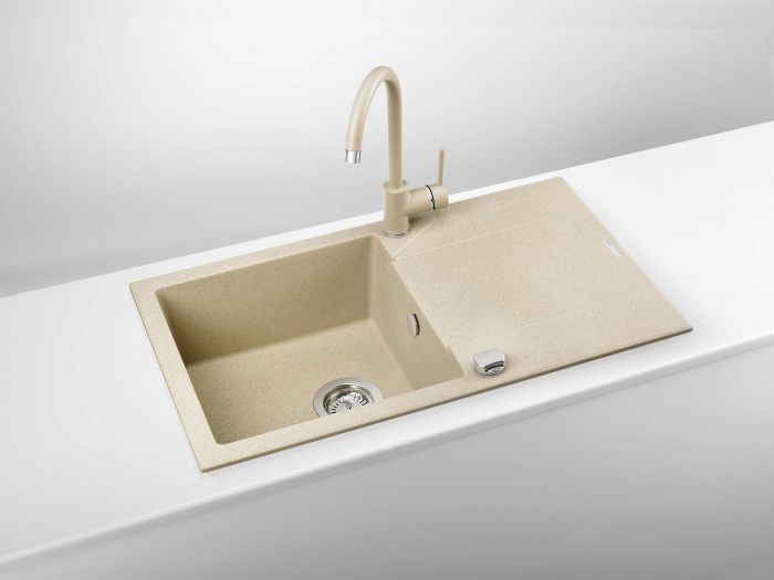 Chiuvetă din granit, 1-cuvă cu picurător [5]