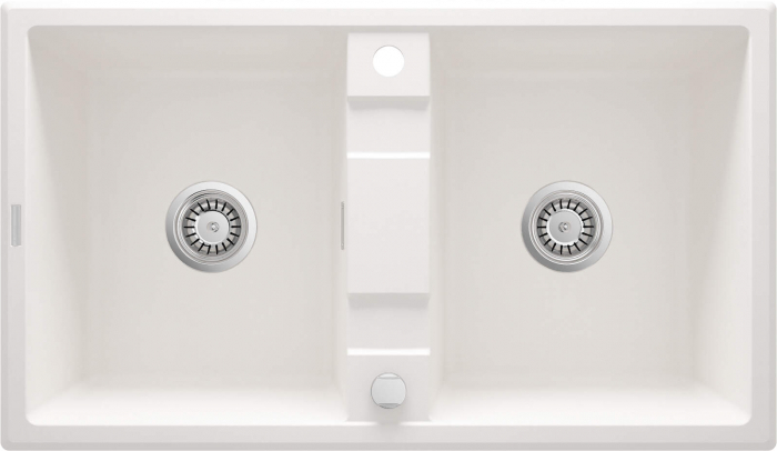 Chiuvetă din granit, 2-cuve, Deante, Eridan,ALABASTER [1]