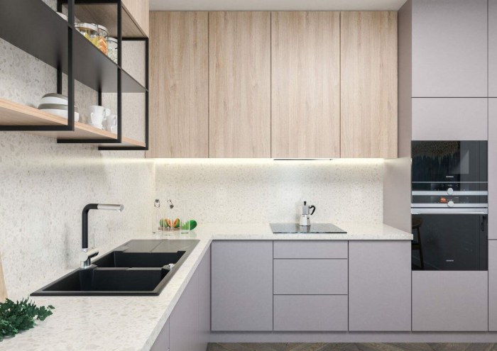 Chiuvetă din granit, 2-cuve cu picurător [5]