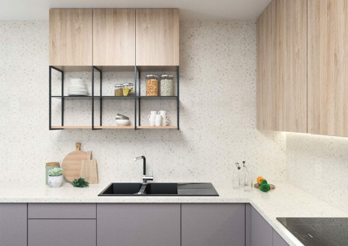 Chiuvetă din granit, 2-cuve cu picurător [6]