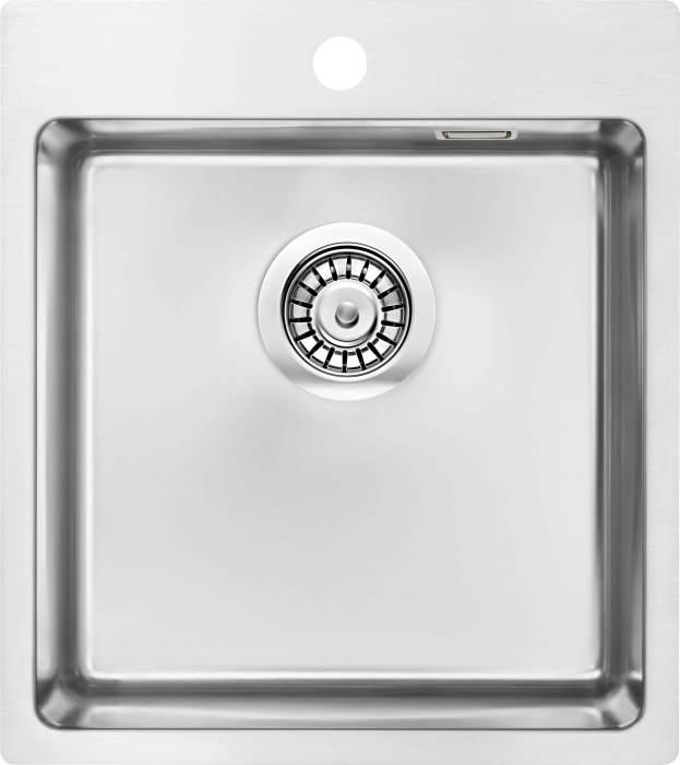 Chiuvetă din inox, 1-cuvă, Deante, Olfato,inox satinat [2]