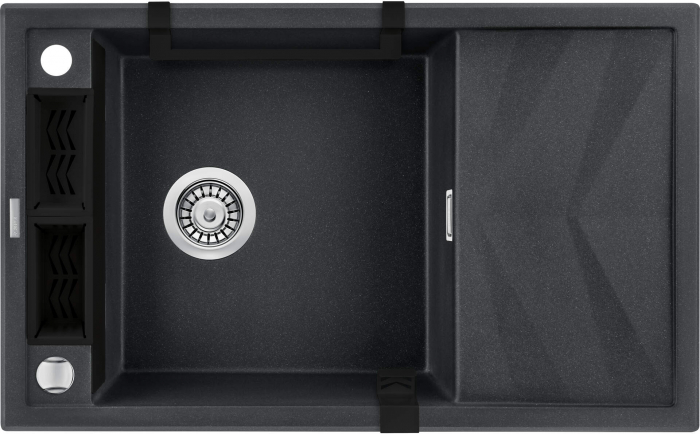 Chiuvetă magnetică din granit, 1-cuvă cu picurător [3]