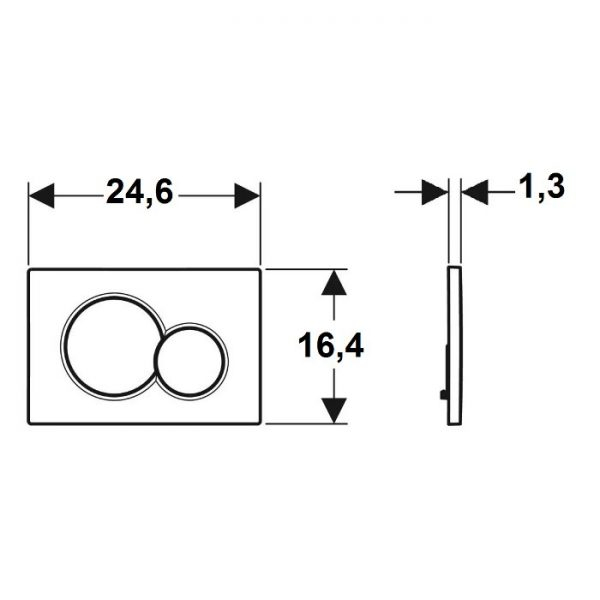 CLAPETA ACTIONARE REZERVOR INCASTRAT SIGMA 01 CROM MAT LACUIT EASY TO CLEAN [2]