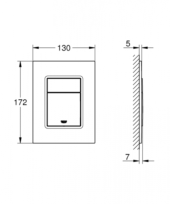 CLAPETA ACTIONARE REZERVOR INCASTRAT SKATE COSMOPOLITAN  S CROM  [2]