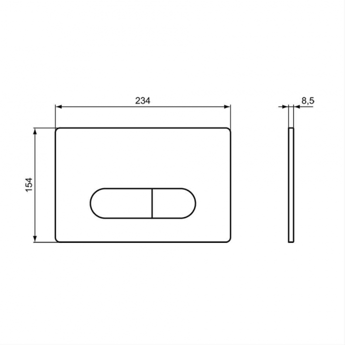 CLAPETA ACTIONARE OLEAS M1 DUAL ALBA [2]