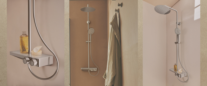 SET DUS CERATHERM S200 TERMOSTATIC,CAP DUS 300MM,PARA TIP STICK,FURTUN DUS 1600 MM [5]