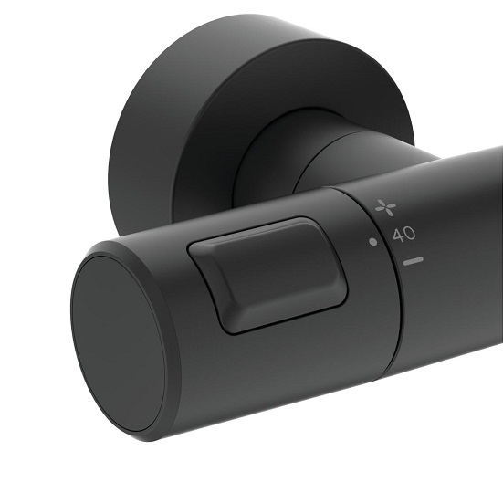 SISTEM DUS CERATHERM FLEX T25 SILK BLACK,CAP DUS 200MM,FURTUN 175MM SI PARA 100MM [3]