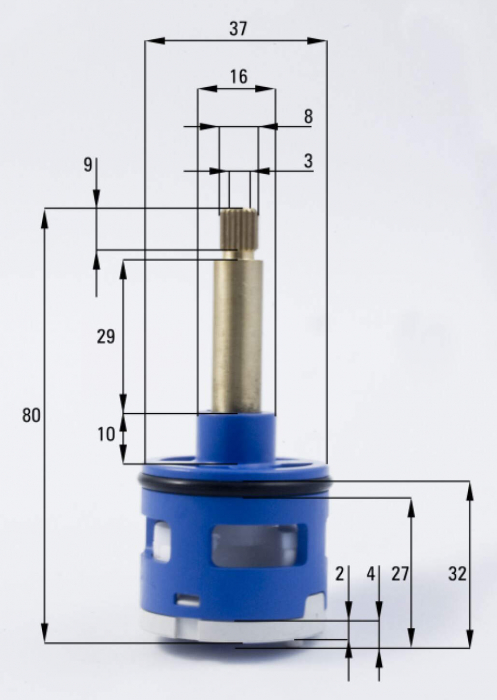 Comutator funcții, pentru panourile de duș, Deante, , [3]