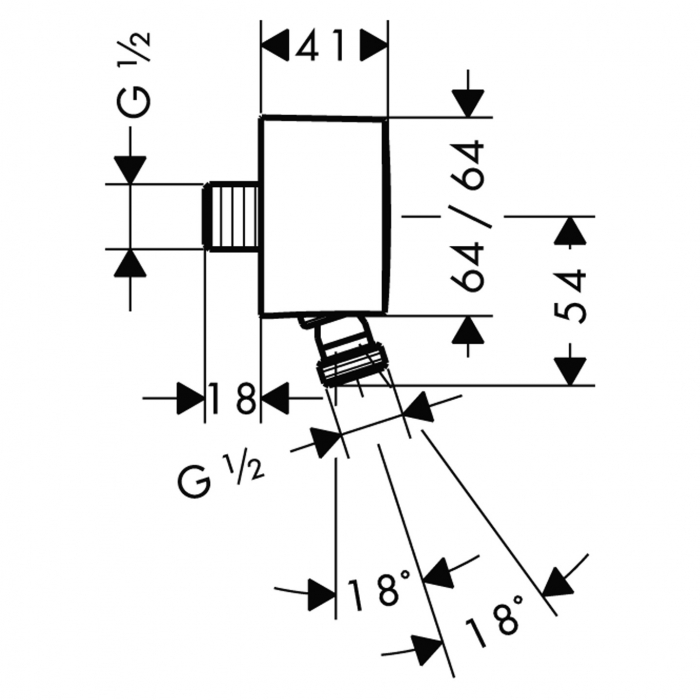 FIXFIT PURAVIDA CU VALVA ANTI RETUR SI RACORD PIVOTANT CROM [2]