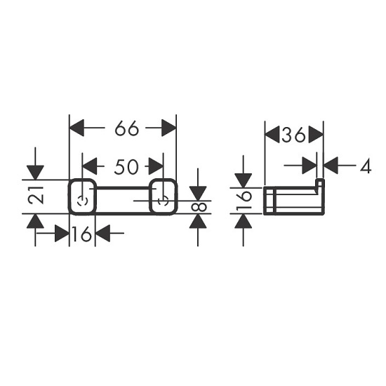 CARLIG DUBLU ADDSTORIS CROM [2]
