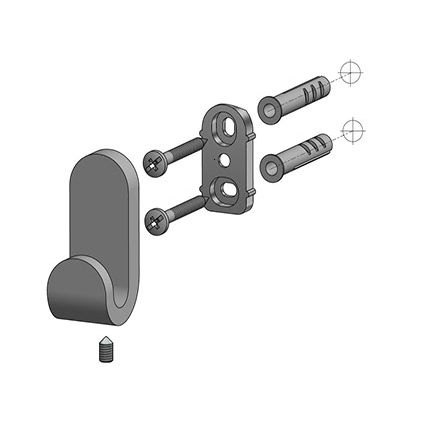 CARLIG SIMPLU NATURA CROM [2]