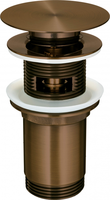 Dop pentru chiuvetă, sau bideu, cu manșon metalic - universal [1]