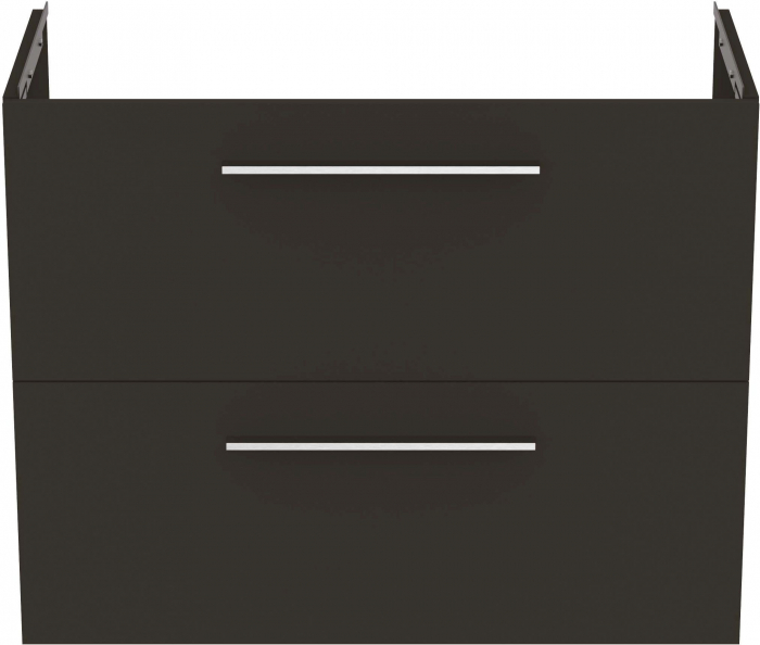 UNITATE LAVOAR I.LIFE S SUSUPENDATA 80 CM CU 2 SERTARE FARA MANERE,GRI CARBON MAT [2]