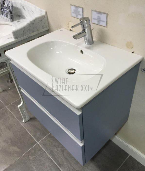 MOBILIER TESI SUSPENDAT 60 CM, 2 SERTARE ALBASTRU DESCHIS MAT [3]