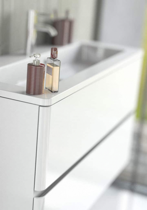 MOBILIER ANNA 60 , 2 SERTARE SOFT CLOSE, ALB LUCIOS NOU [3]