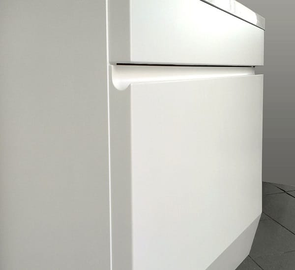 MOBILIER HORYZONT 60 CM ,1 SERTAR SOFT-CLOSE, ALB SEMI-MAT NOU [2]