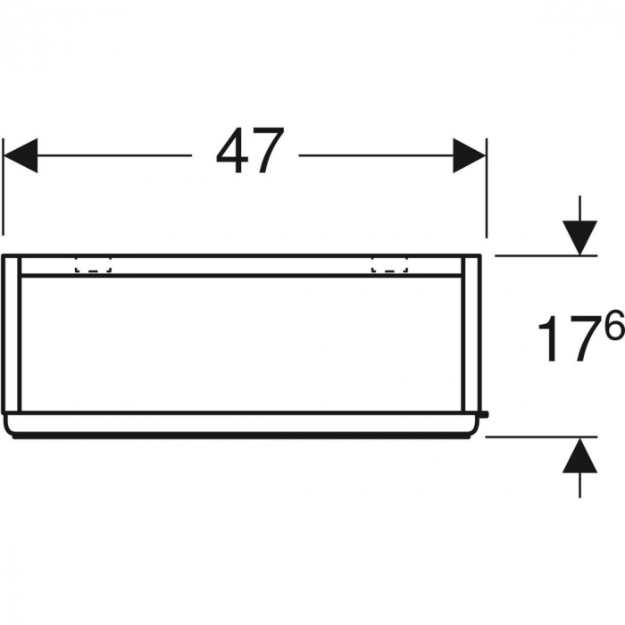 COLOANA SELNOVA SQUARE CU O USA SI OGLINDA 41.8X85X17.6 ALB LUCIOS [3]