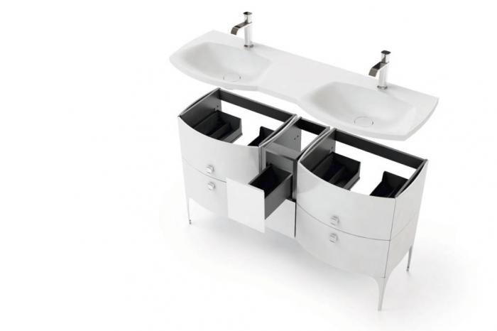 DULAP CONECTOR 24X55.4X39.2 SERTARE SOFT-CLOSE, ALB LUCIOS [2]