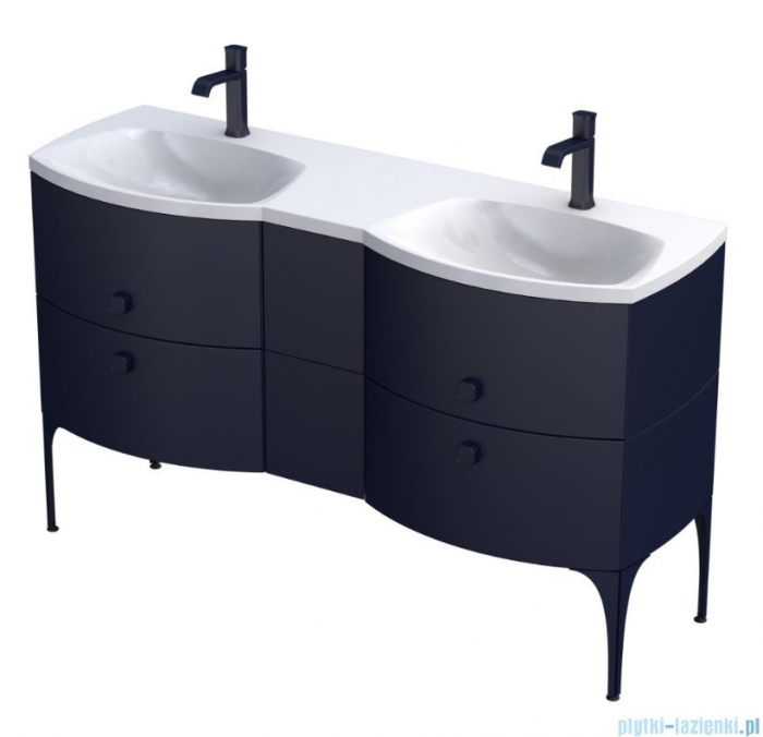 DULAP CONECTOR 24X55.4X39.2 SERTARE SOFT-CLOSE, BLEUMARIN MAT [2]