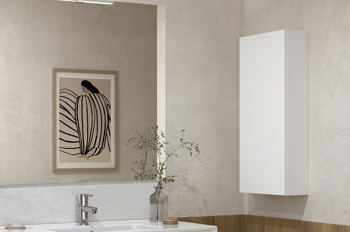 DULAP DAILY 80X35 CM, 1 USA, ALB LUCIOS [1]