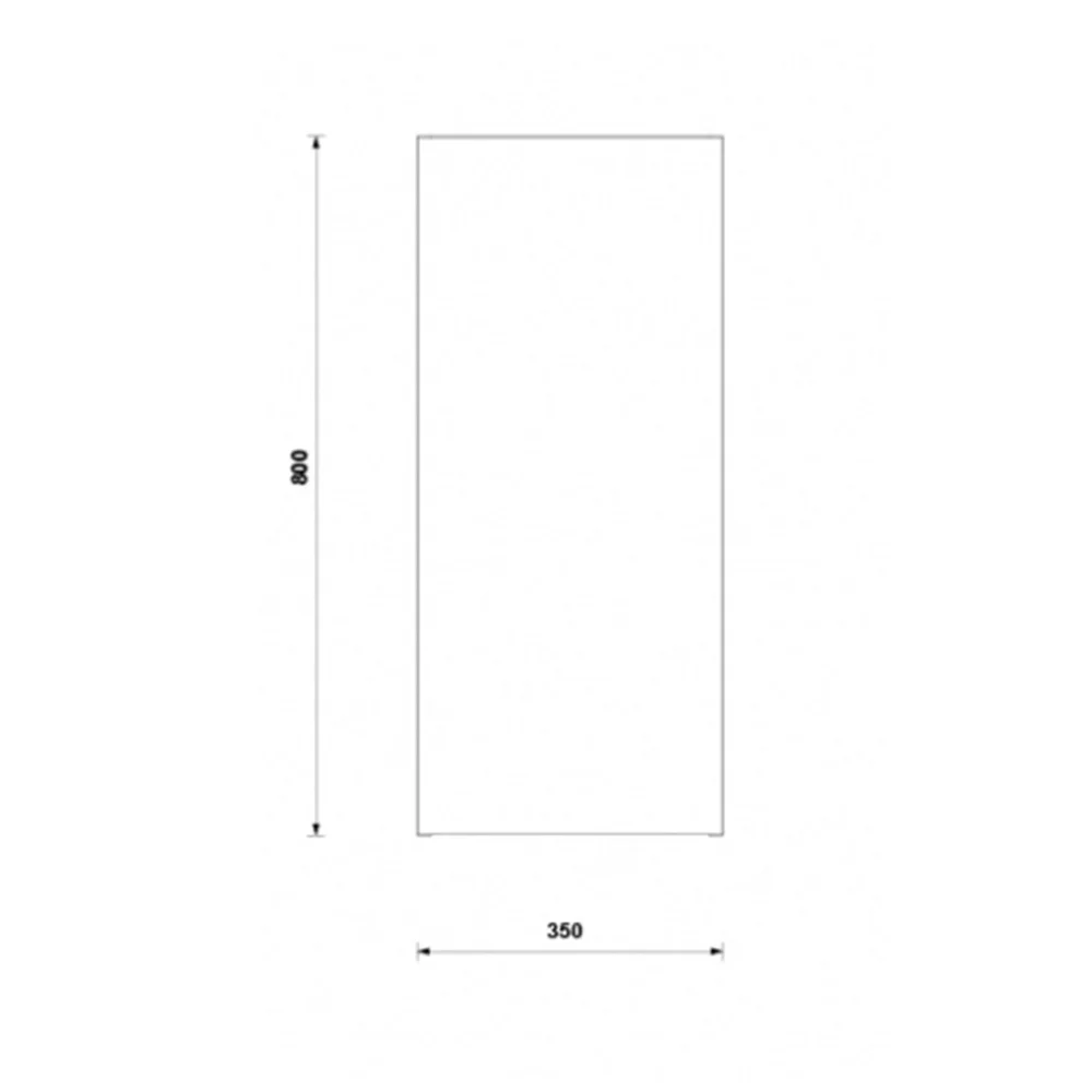 DULAP DAILY 80X35 CM, 1 USA, ALB LUCIOS [3]