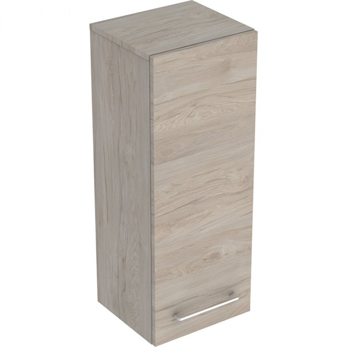DULAP INALTIME 85 CM SELNOVA SQUARE CU O USA, NUC AMERICAN HICKORY DESCHIS, [1]