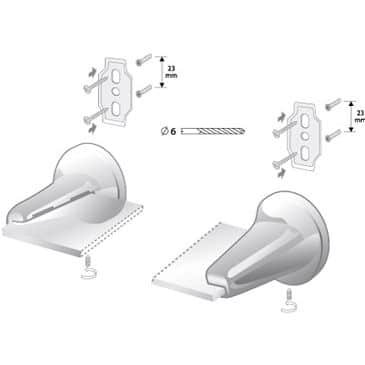 ETAJERA ONTARIO STICLA CROM [2]