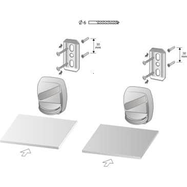 ETAJERA OREGON STICLA CROM SATIN [2]