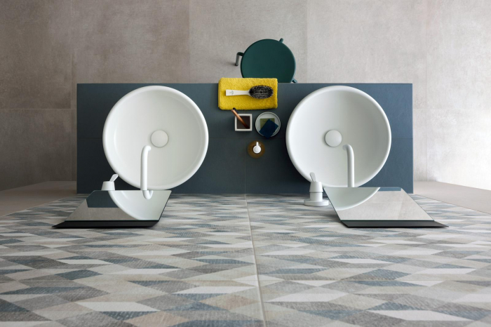 Marazzi Valcea colectia Chalk model origami butter [3]