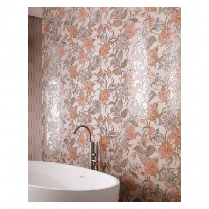 Faianta rectificata Fap Ceramiche Milano Mood flower cipria 50x120 cm, 1.80 mp/cutie [3]