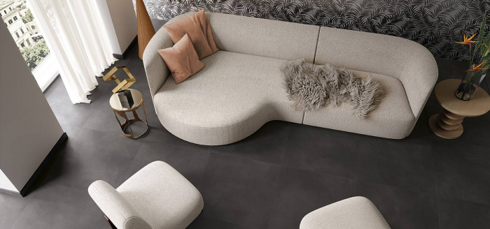 Faianta rectificata Fap Ceramiche Milano Mood flower Tropical Bianco Nero 50x120 cm, 1.80 mp/cutie [2]