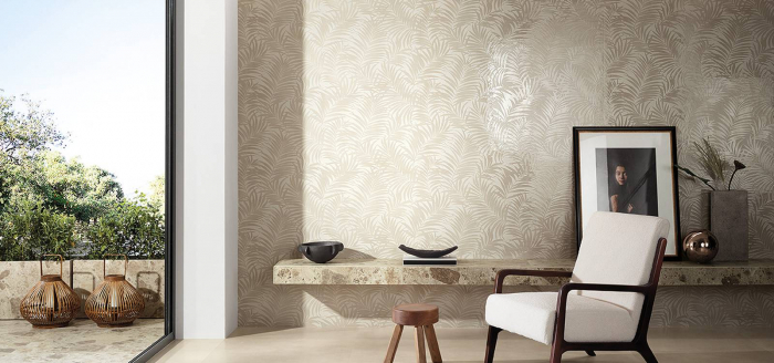 Faianta rectificata Fap Ceramiche Milano Mood flower Tropical Sabbia 50x120 cm, 1.80 mp/cutie [2]